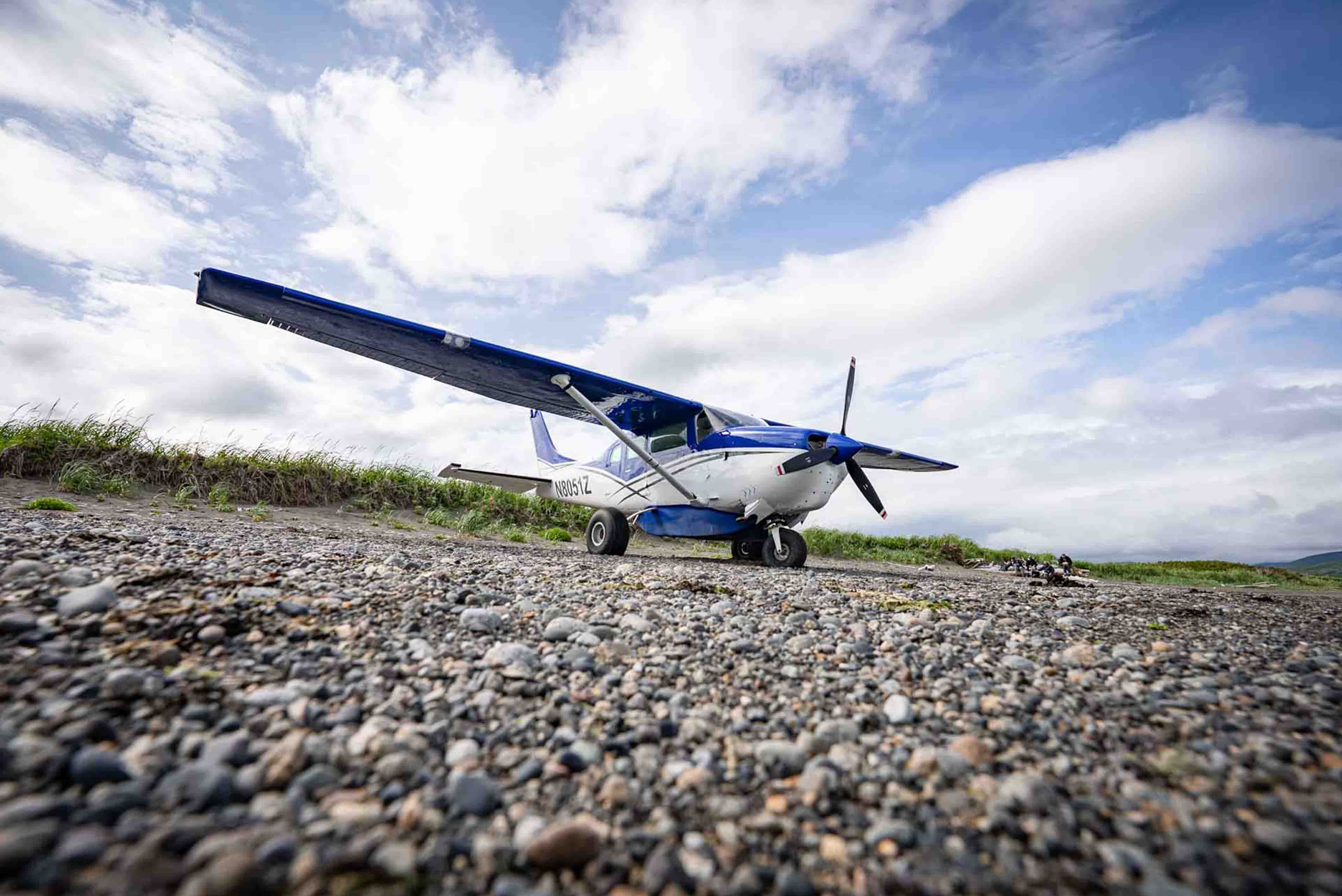 Cessna 206 on Katmai Coast