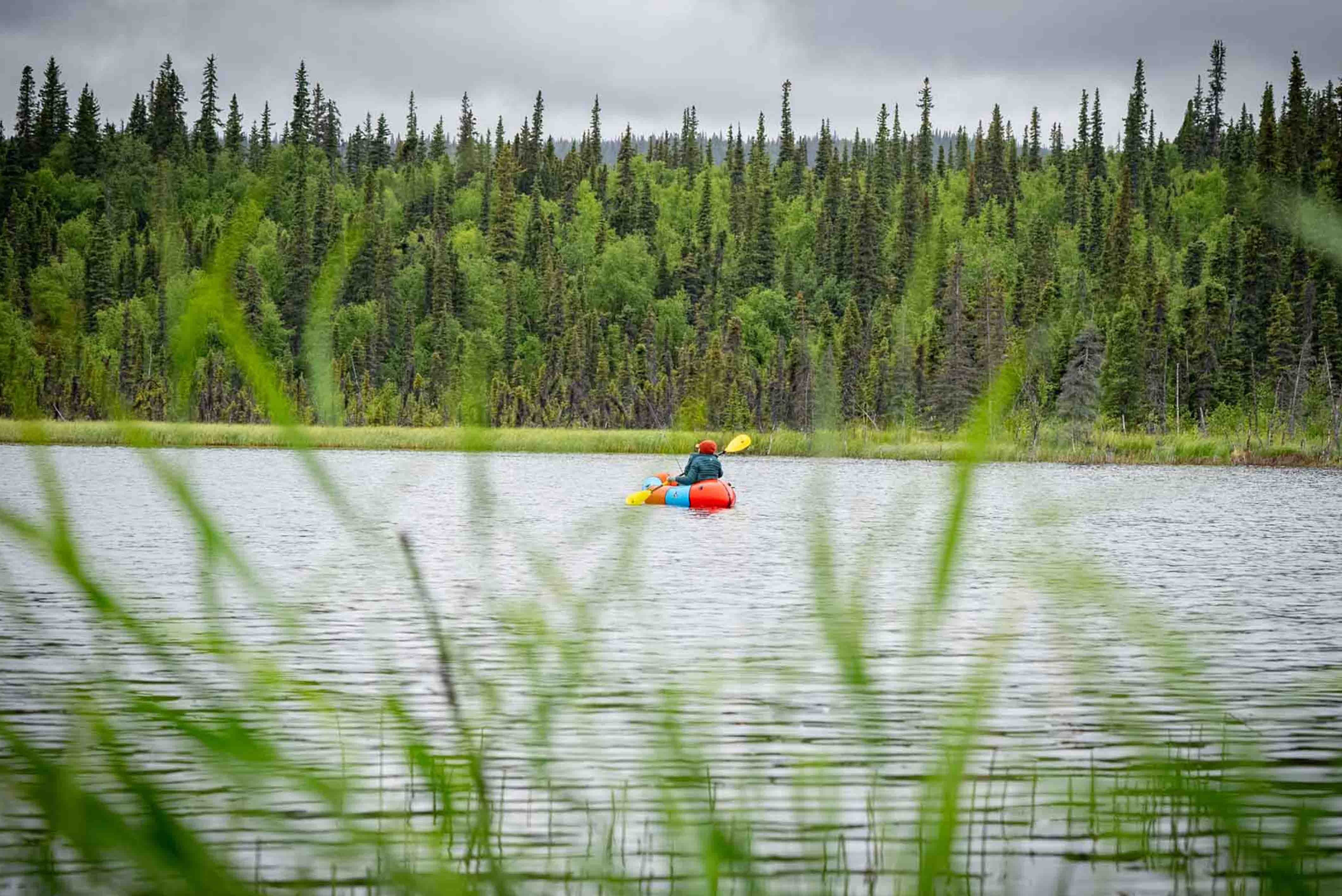 Packrafting Remote Lakes in Lake Clark 