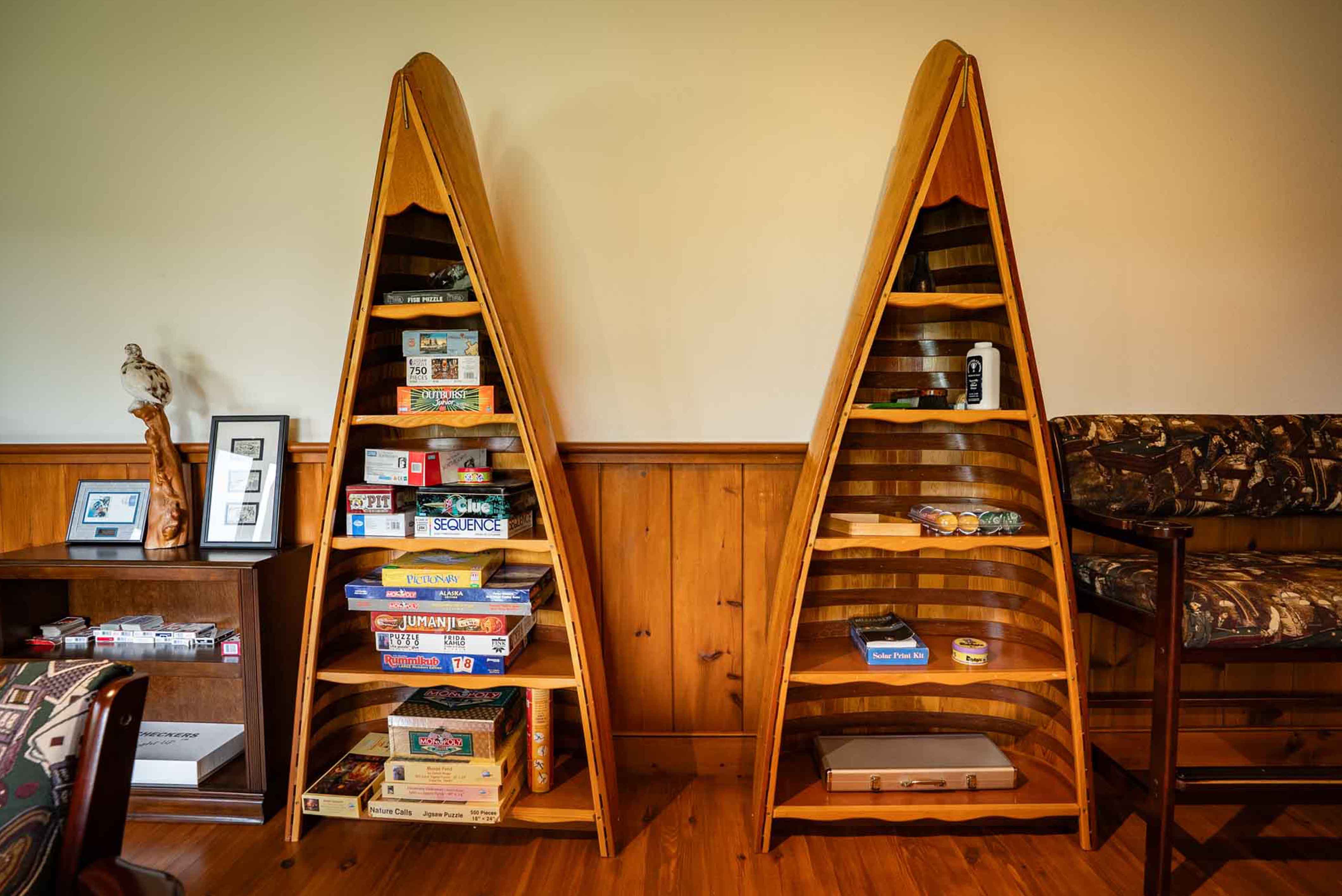 Board Games and Poker Table