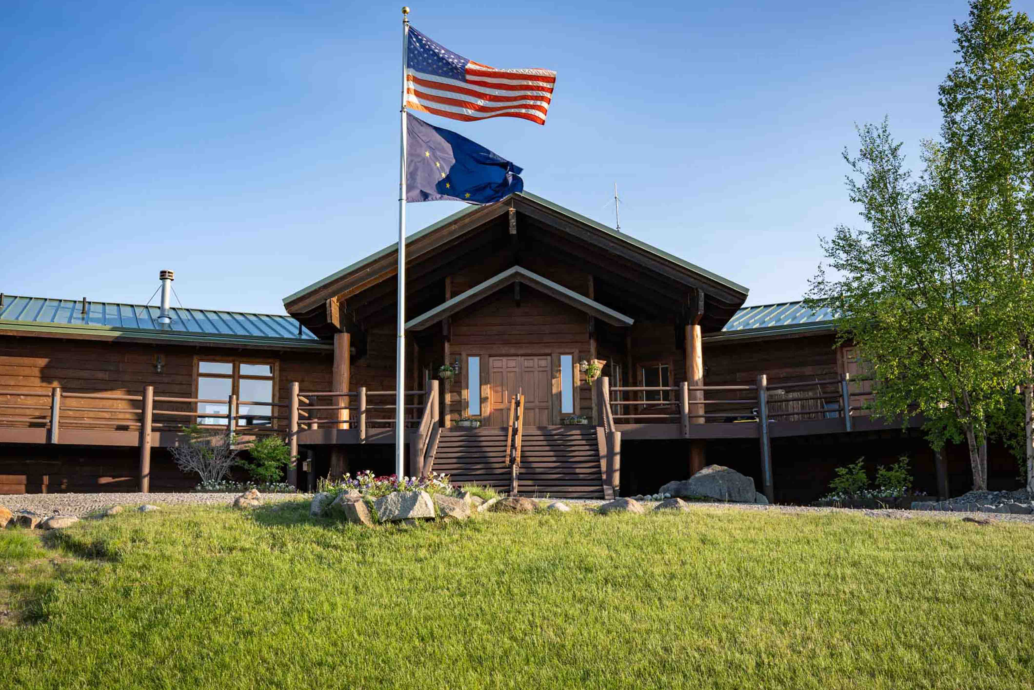 Lake Clark Lodge Entrance