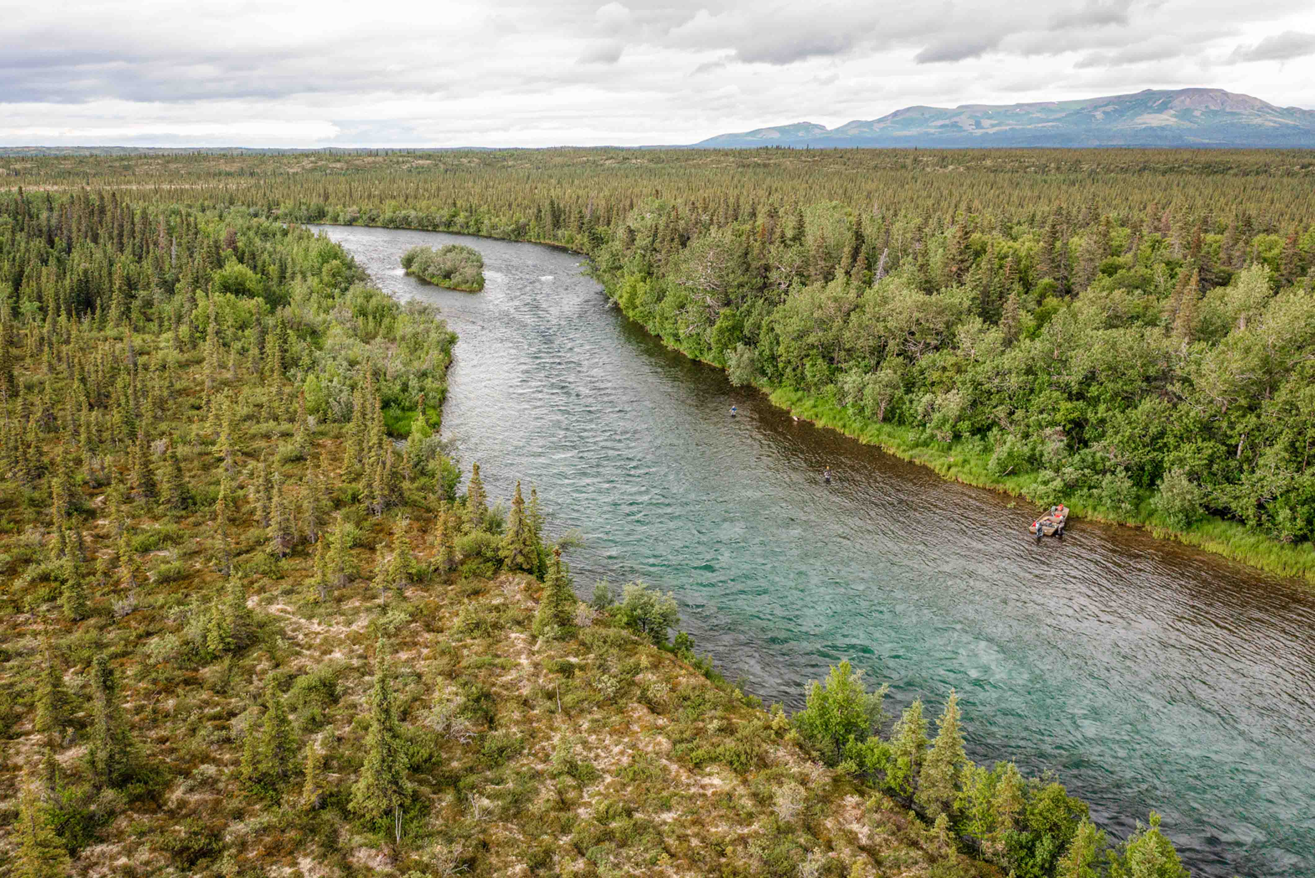 Jet Boating and Fishing in Lake Clark National Park 