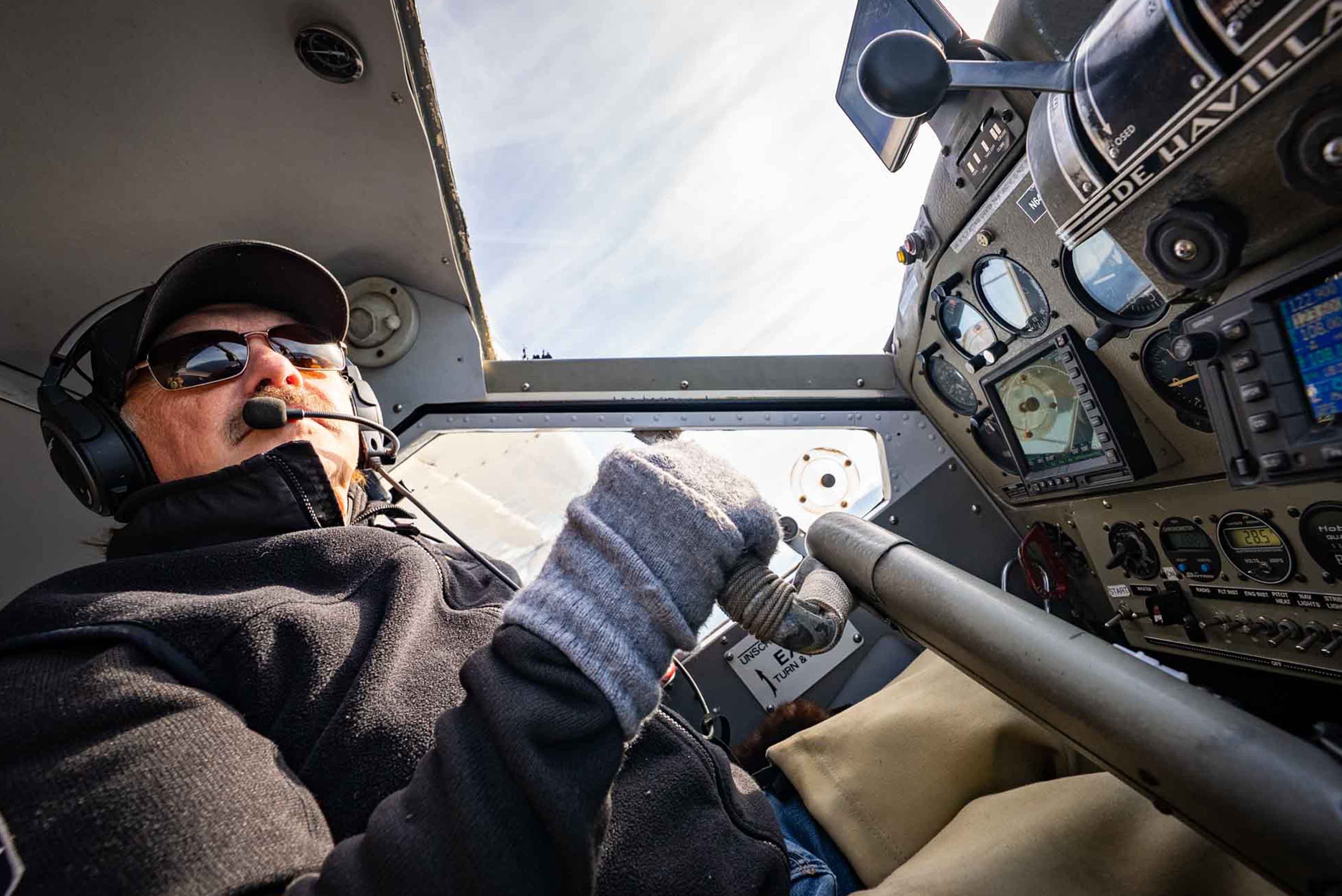 Dehavilland Beaver Pilot at Lake Clark Lodge