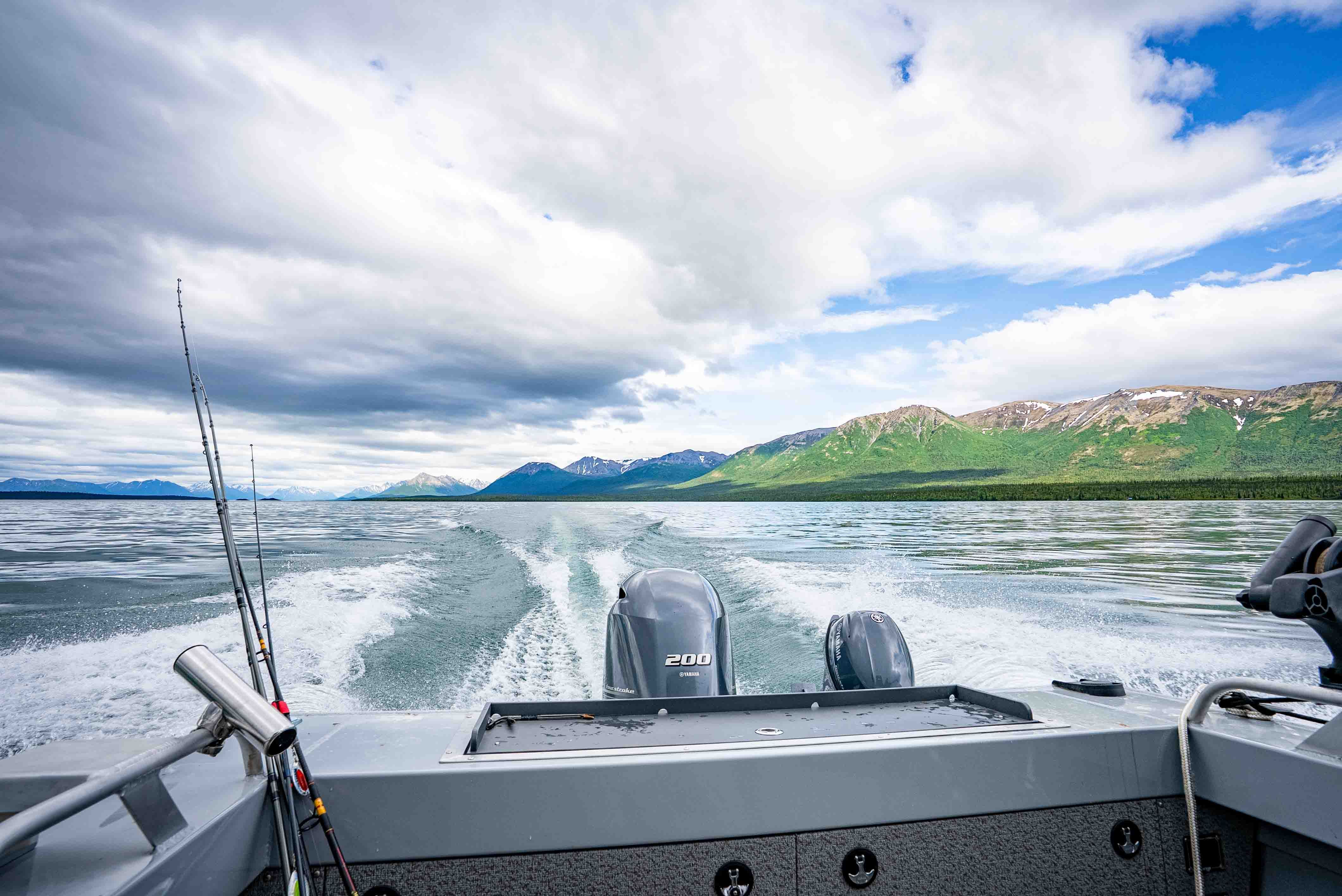 Boating back to the Lodge