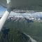 Flying through Lake Clark Pass