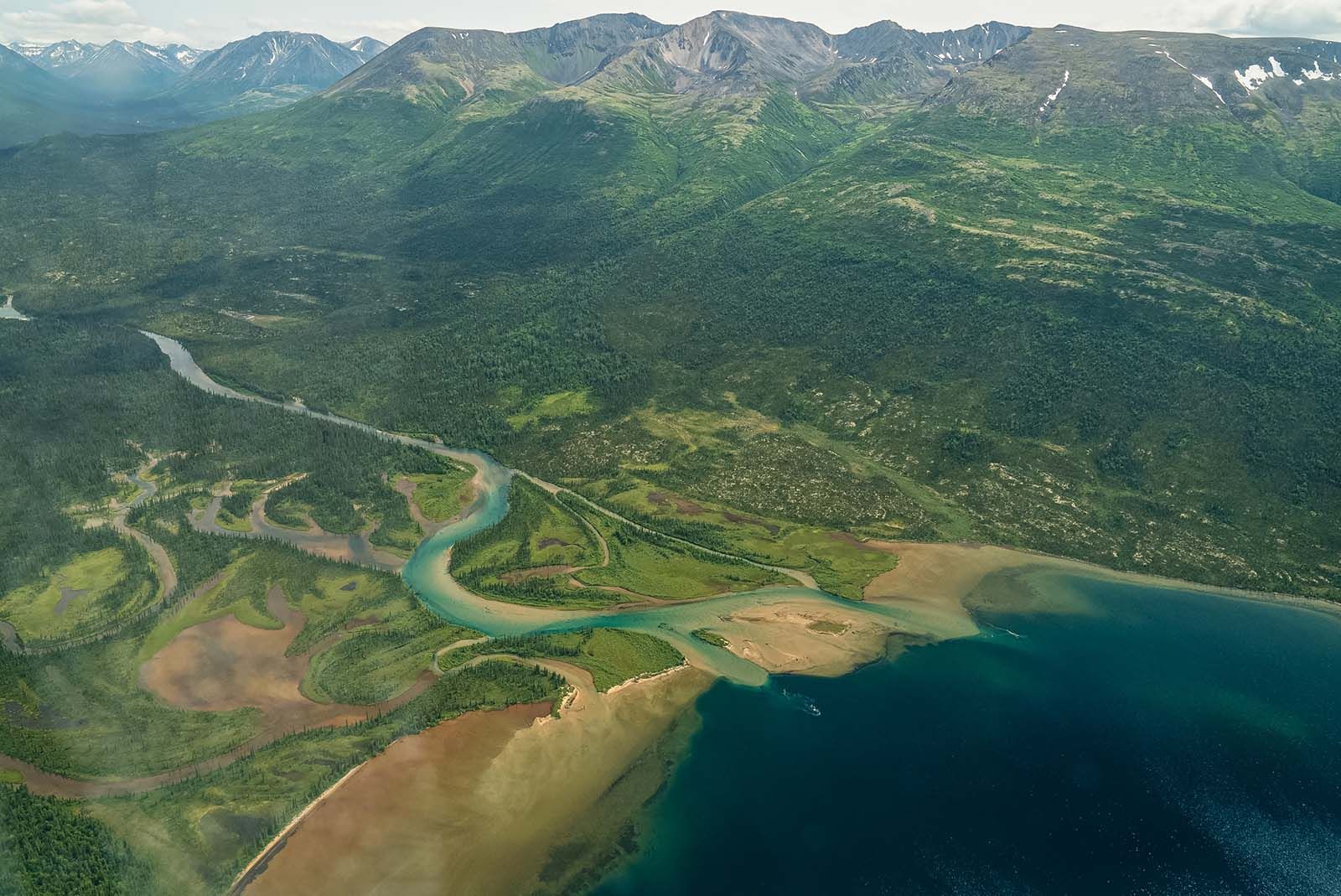 Glacier Runoff Lake Clark National Park