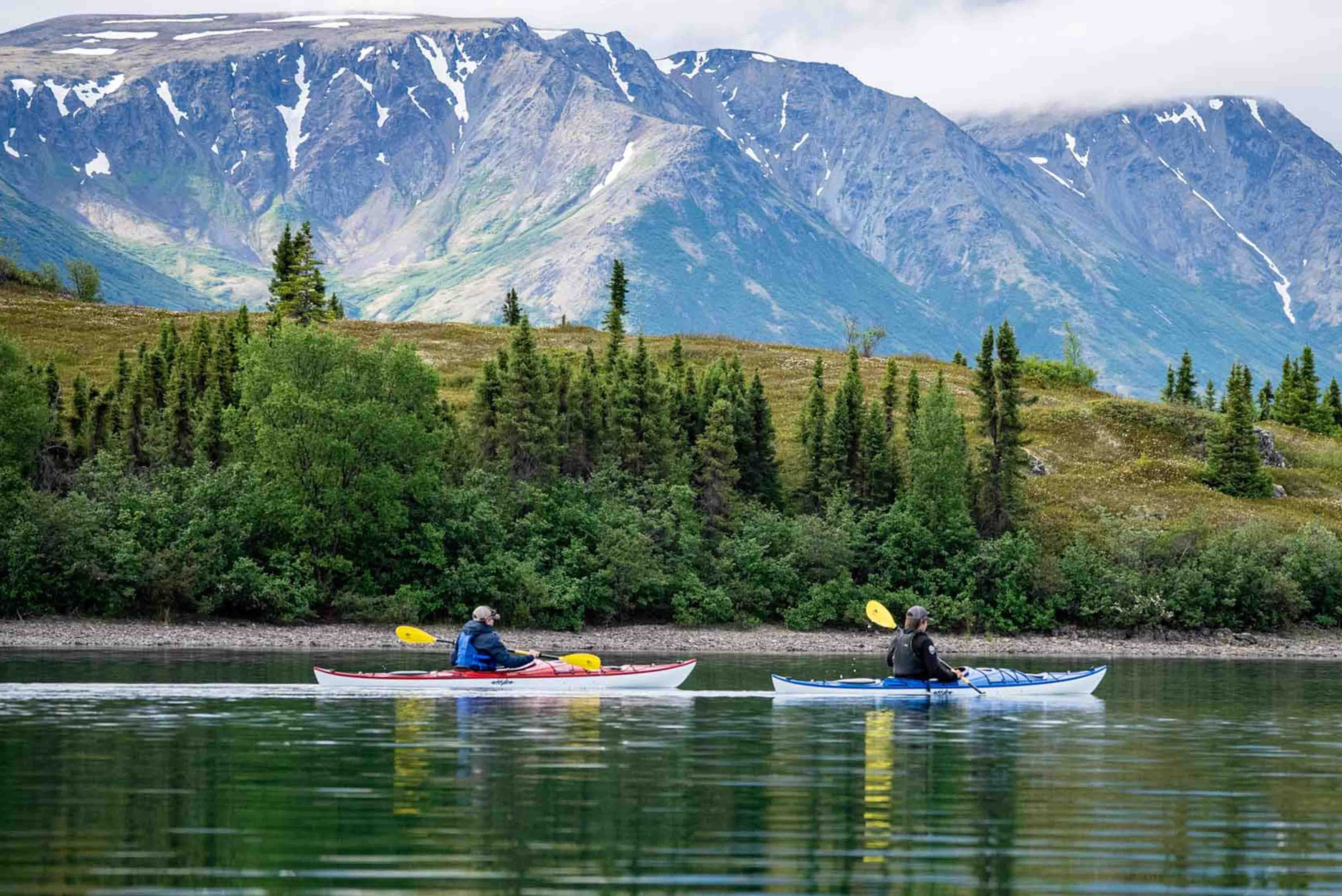 Kayaking in Lake Clark National Park