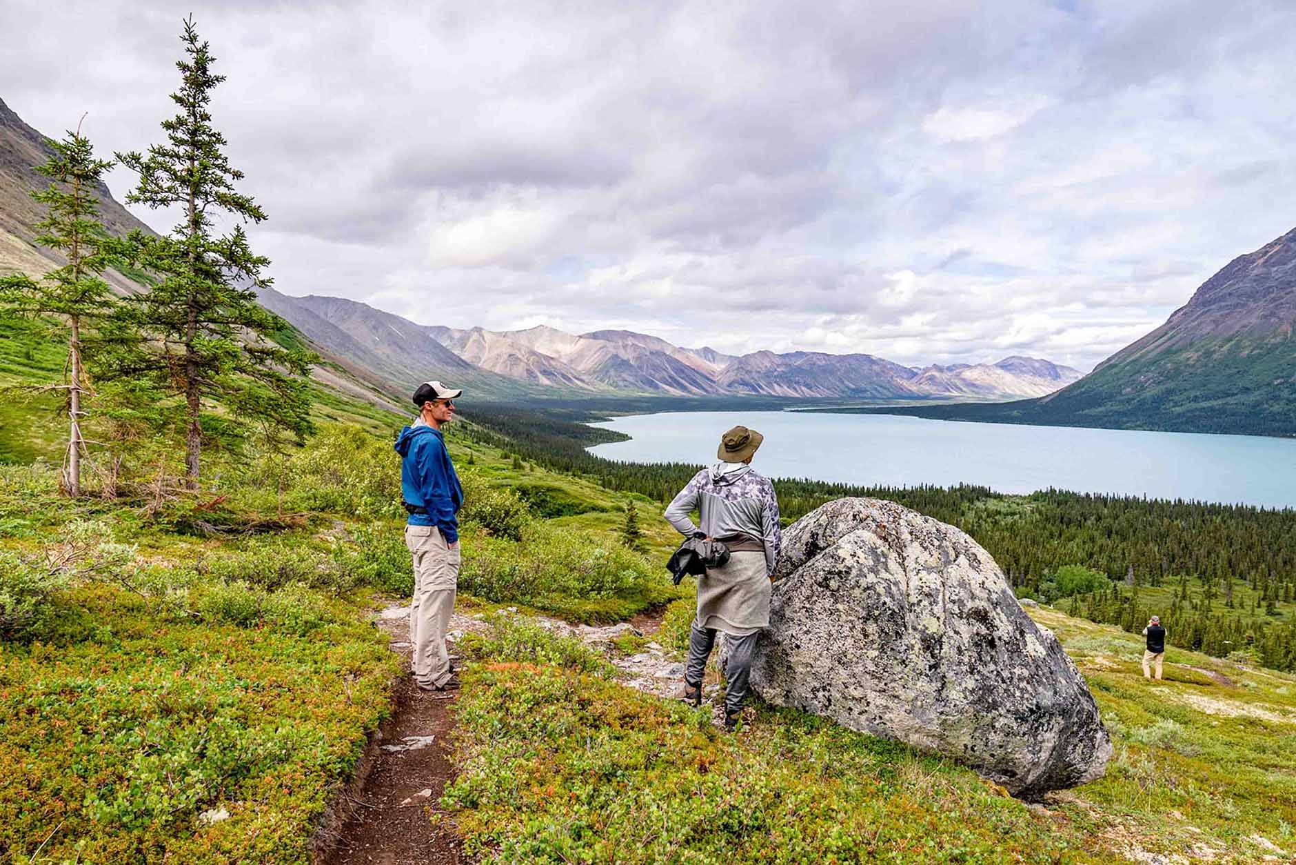Standing On Top of Teetering Rock Hike 