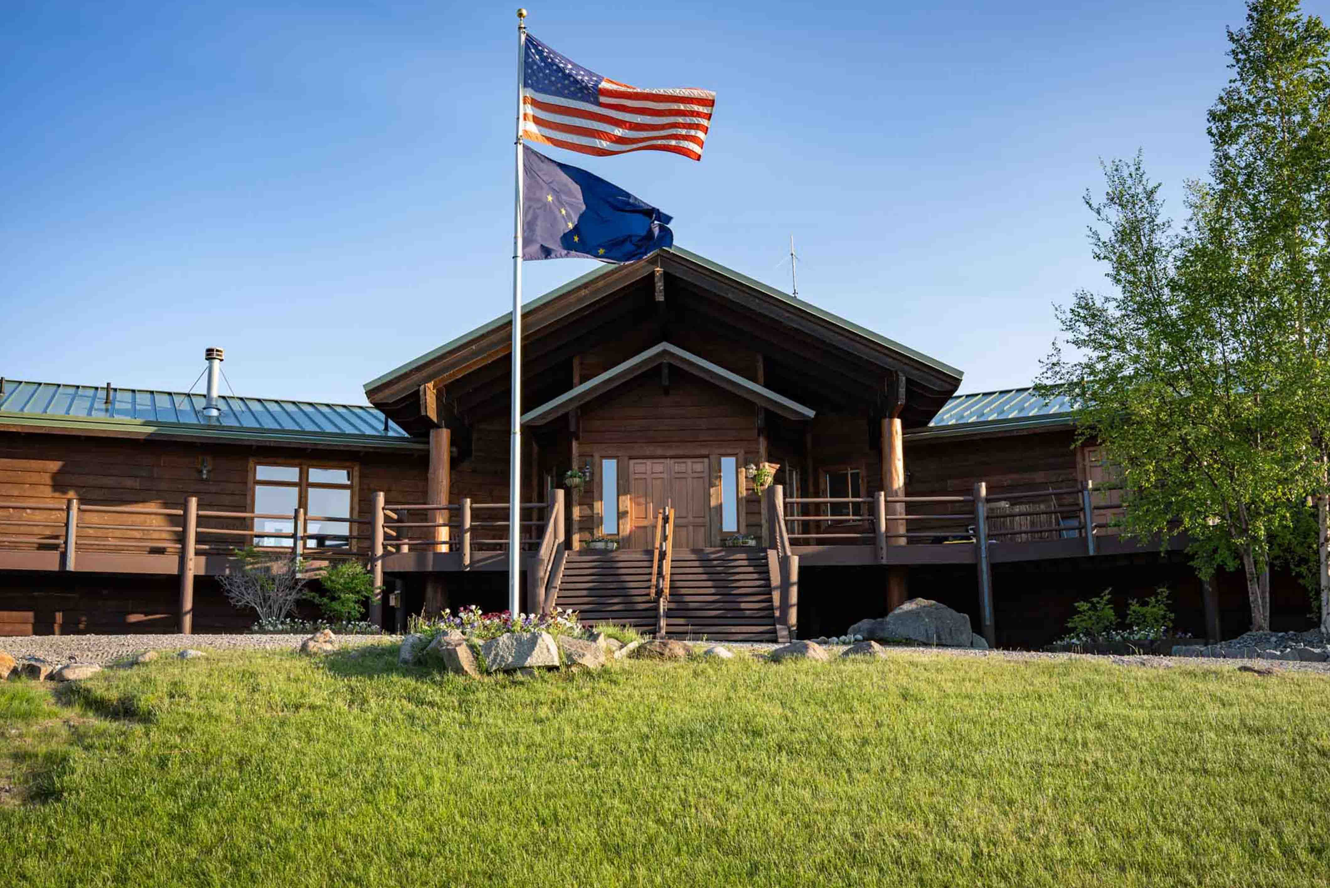 Lake Clark Lodge Entrance