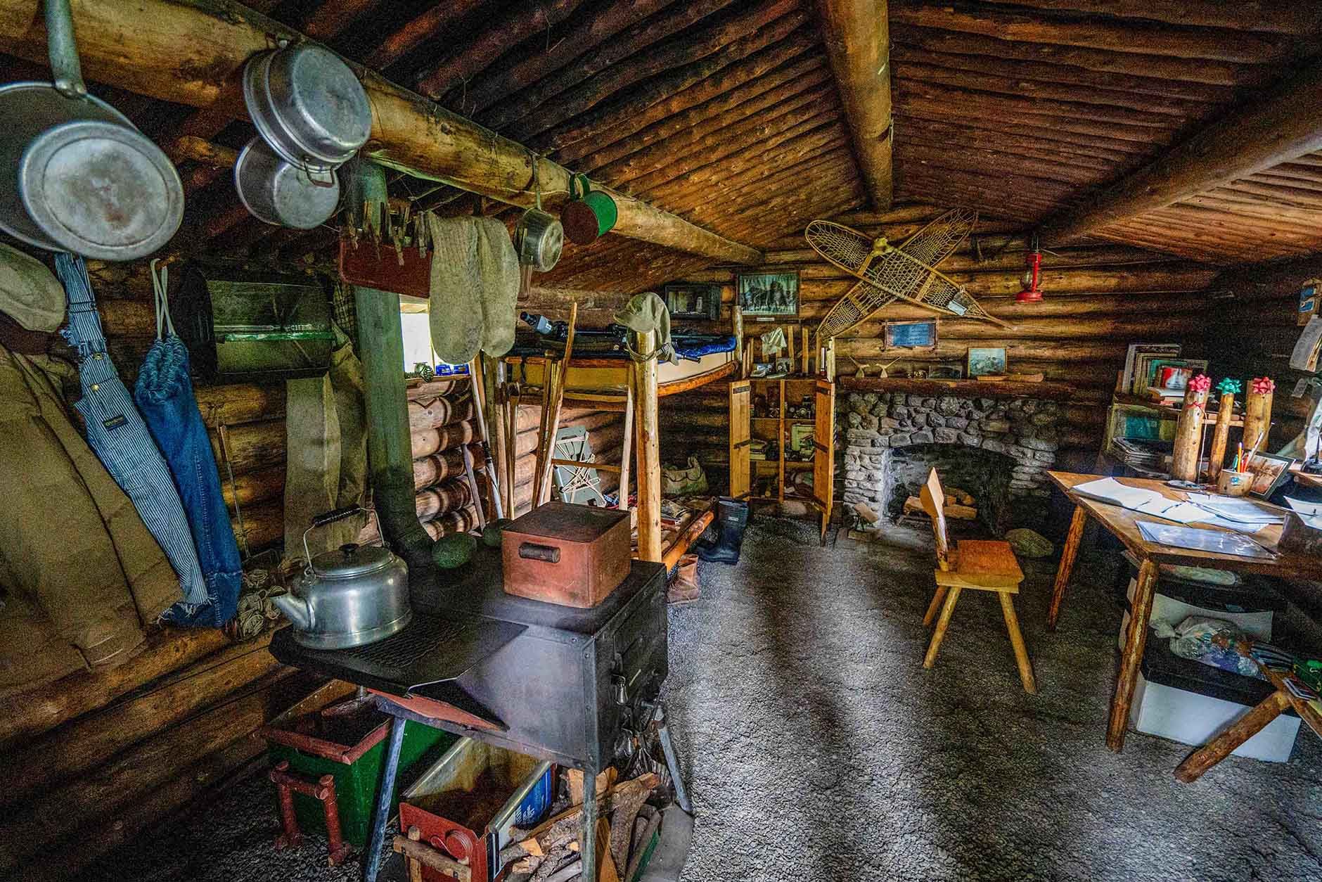 Inside the Proenneke Cabin