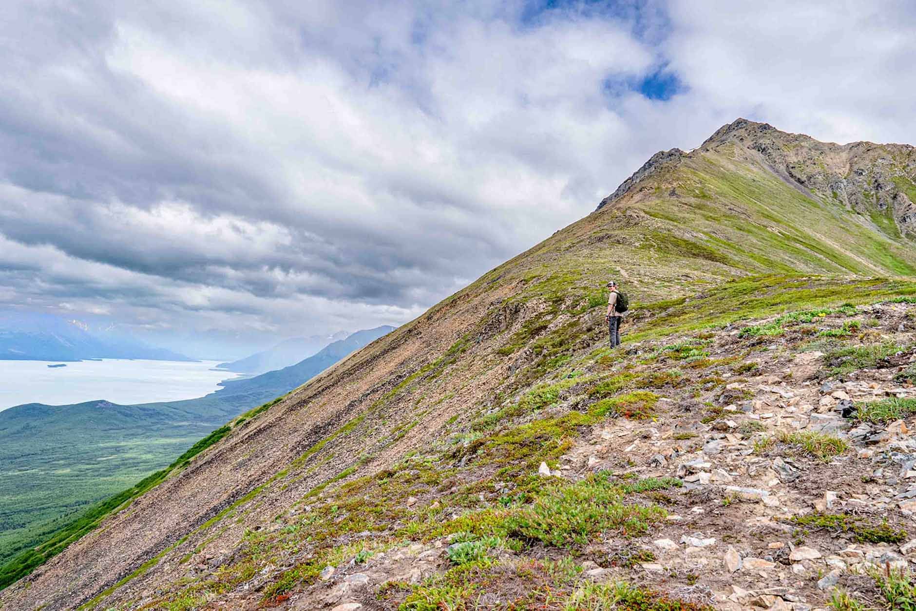 On Top of Tanalian Summit Lake Clark National Park 