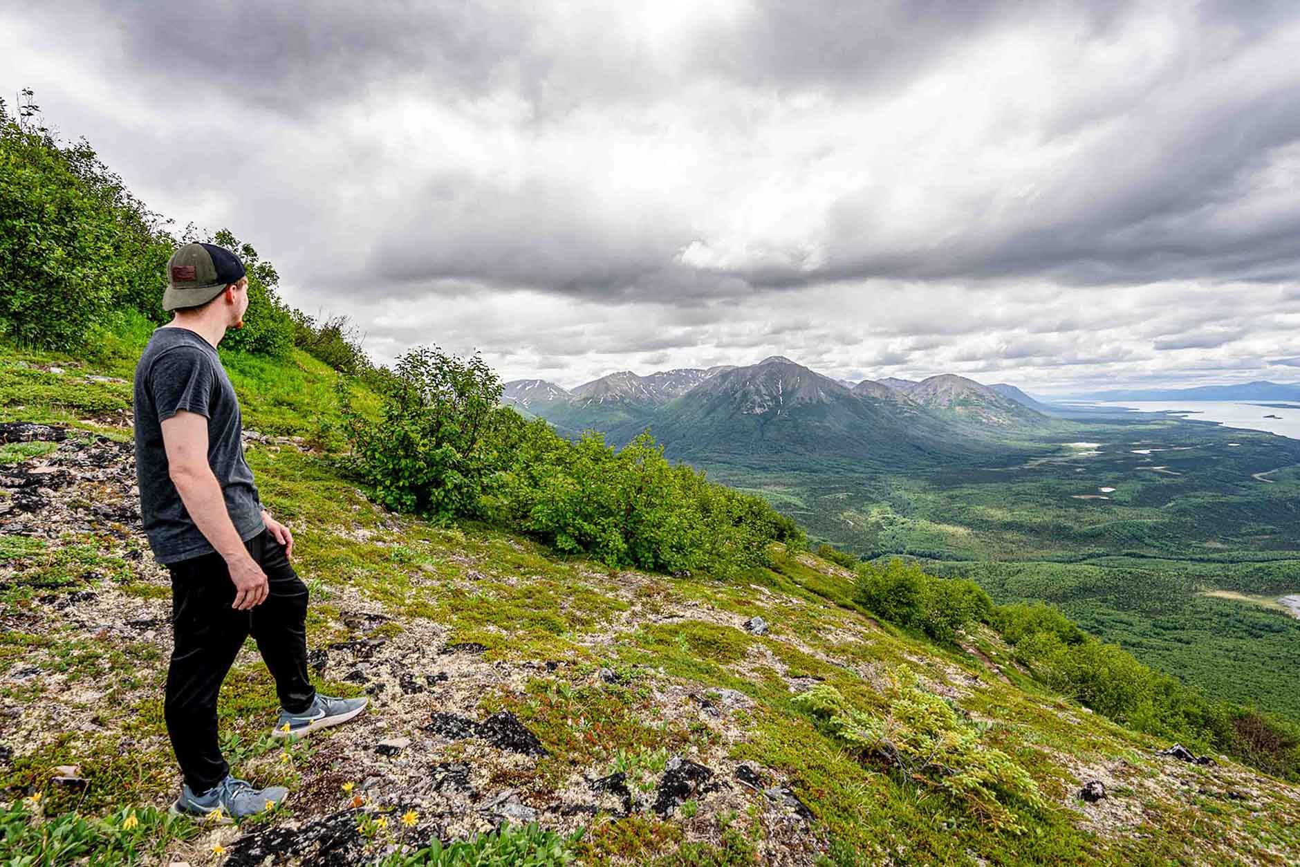 Half Way Up Tanalian Summit Trail 