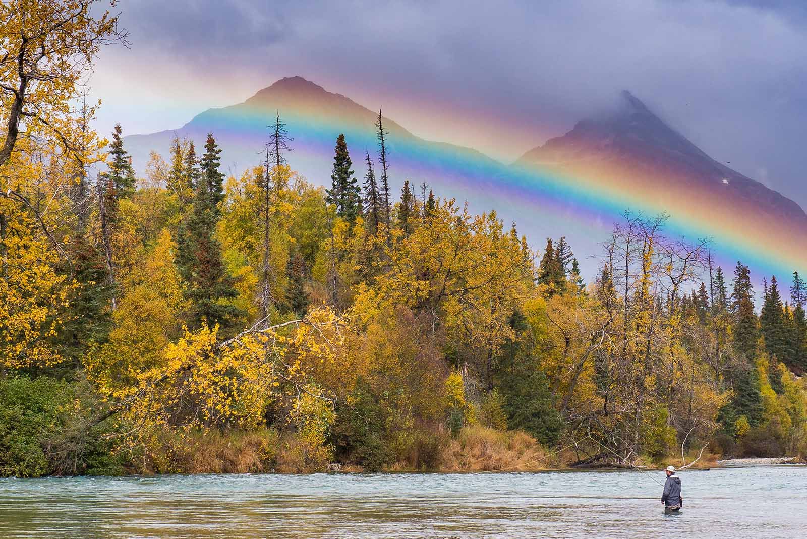 Fishing in Lake Clark National Park