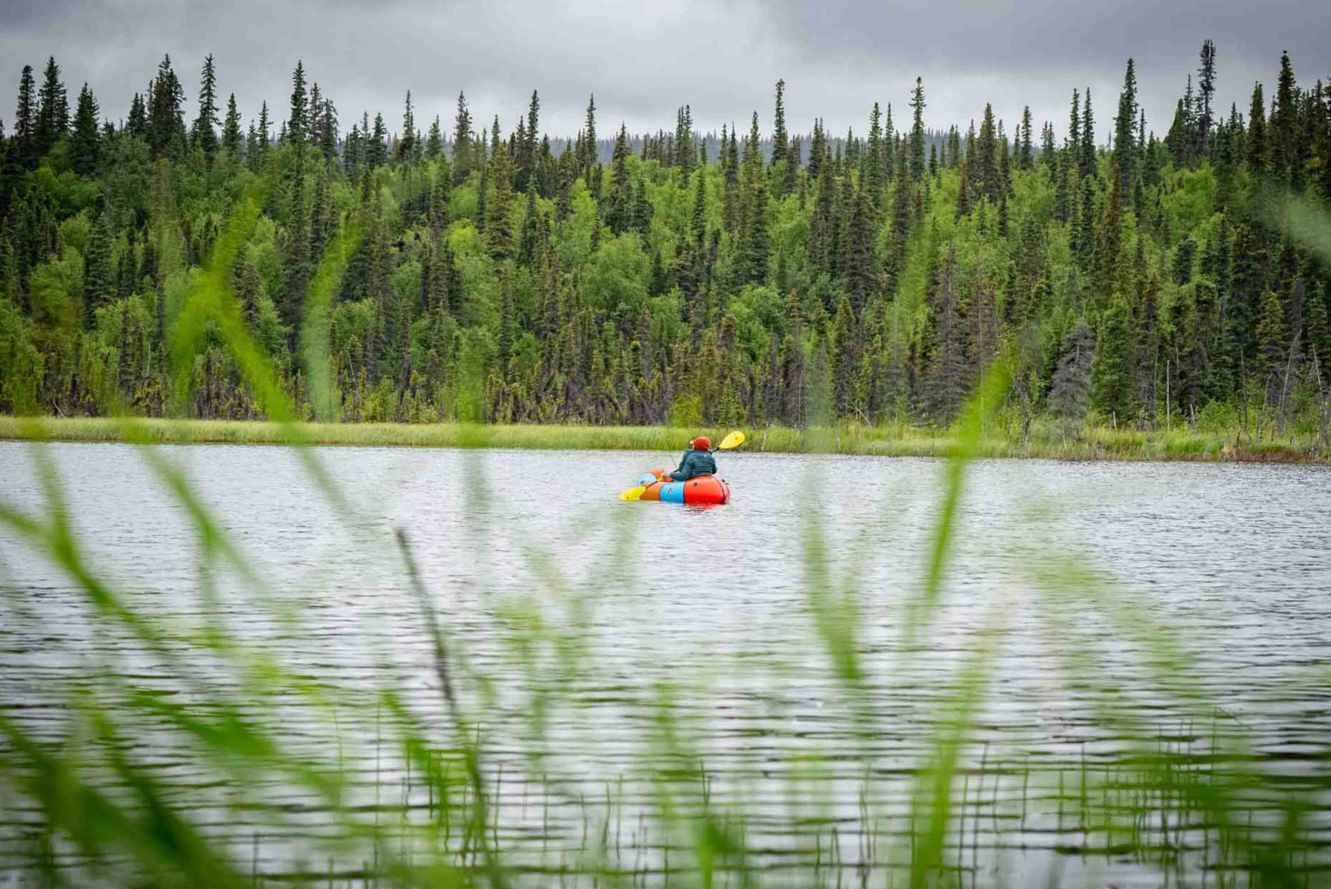 Packrafting Remote Lakes in Lake Clark 